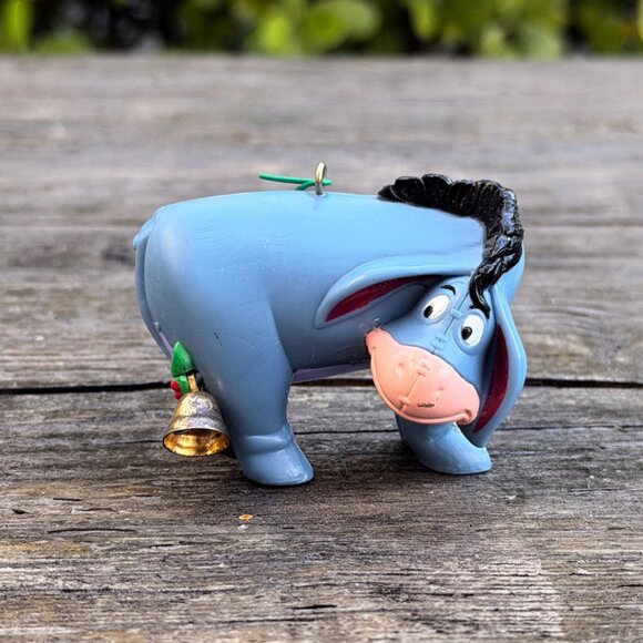 Vintage Lot Hallmark & Disney EEYORE & Winnie The Pooh Christmas Ornaments 2001 - Picture 12 of 16